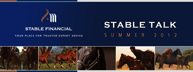 stable financial newsletter header