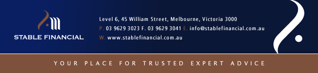 stable financial sign off