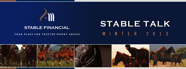 stable financial newsletter header